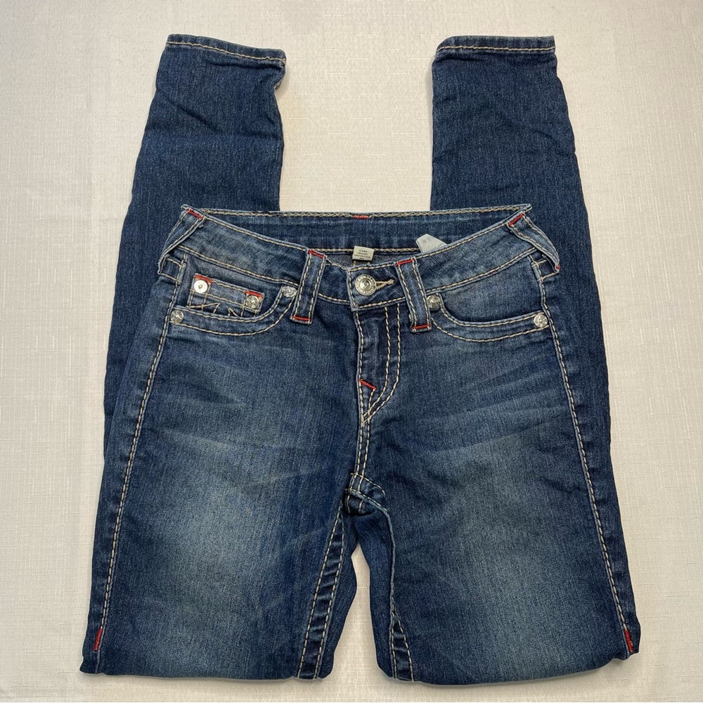 Women’s True Religion denim leggings  blues‎ jeans size 25